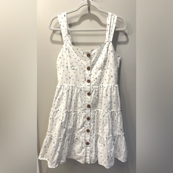 English Factory Dresses & Skirts - English Factory Tiered Floral Mini Dress